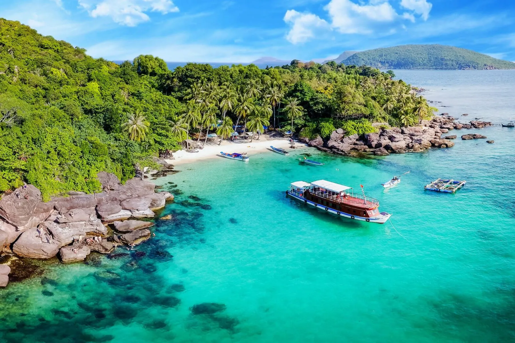 YT03 | TOUR TÀU 3 ĐẢO VÀ CÁP TREO – CÔNG VIÊN NƯỚC AQUATOPIA WATER PARK